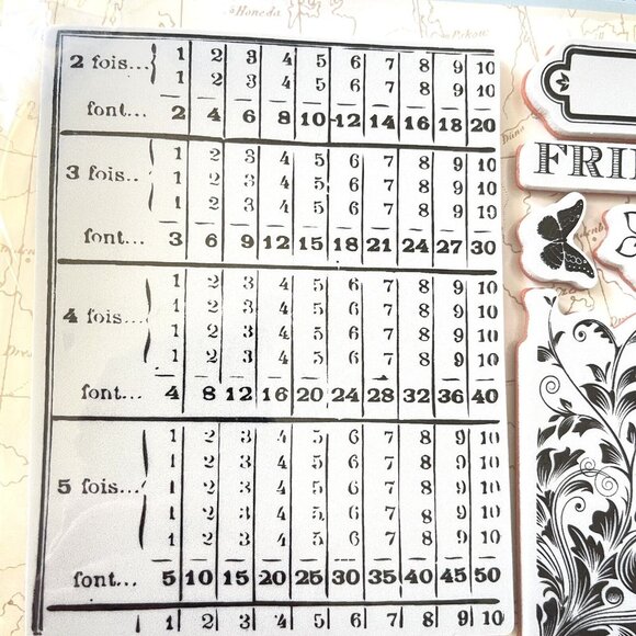 Hero Arts Friend Collage Butterfly Flower Art of the Card Cling Stamp AC022 Gift - Picture 2 of 8